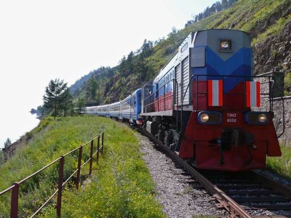 Trans Siberian Express train to Moscow